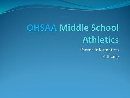 OHSAA Middle School Athletics