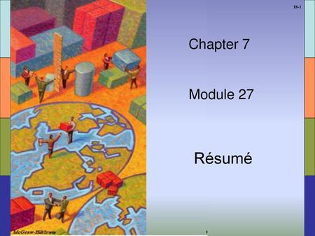 Chapter 7 Module 27 Résumé.