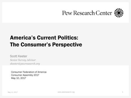 America’s Current Politics: The Consumer’s Perspective