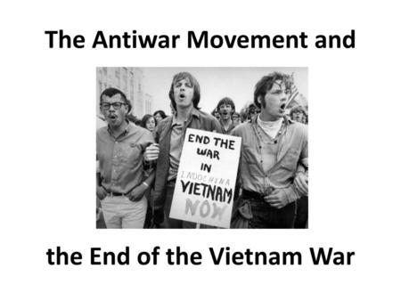 The Antiwar Movement and