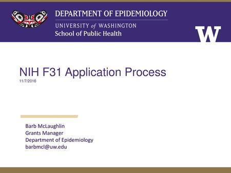 NIH F31 Application Process