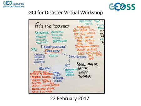 GCI for Disaster Virtual Workshop