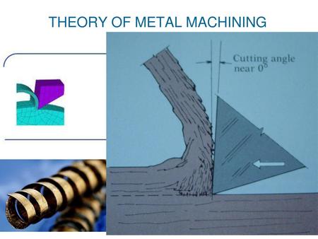 THEORY OF METAL MACHINING