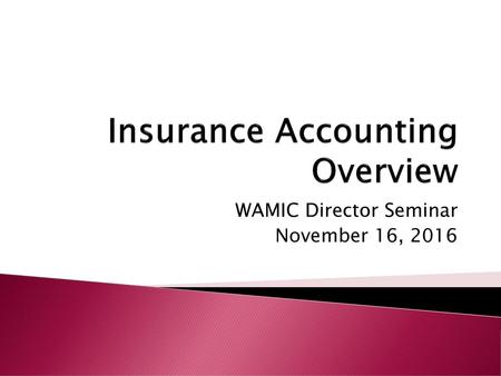 Insurance Accounting Overview