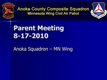 Anoka Squadron – MN Wing