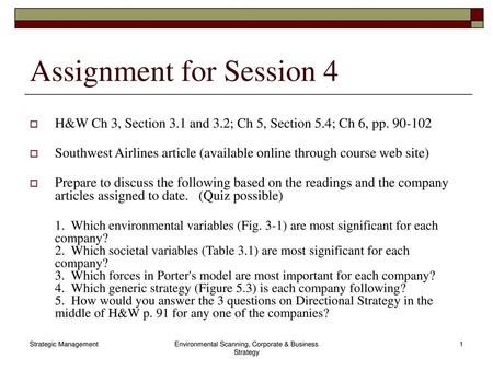 Assignment for Session 4