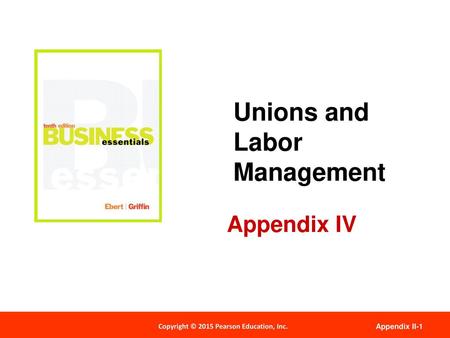 Unions and Labor Management