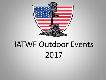 IATWF Outdoor Events 2017.