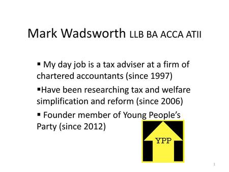 Mark Wadsworth LLB BA ACCA ATII