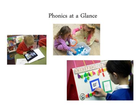 Phonics at a Glance.