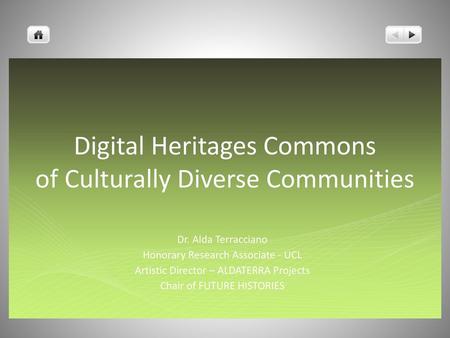 Digital Heritages Commons of Culturally Diverse Communities