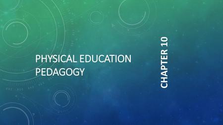 Physical education Pedagogy