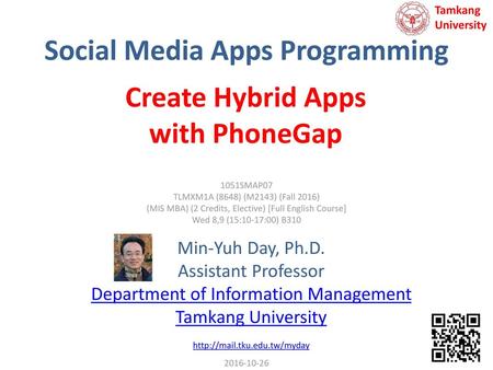 Social Media Apps Programming