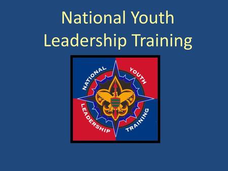 National Youth Leadership Training