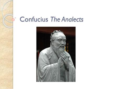 Confucius The Analects