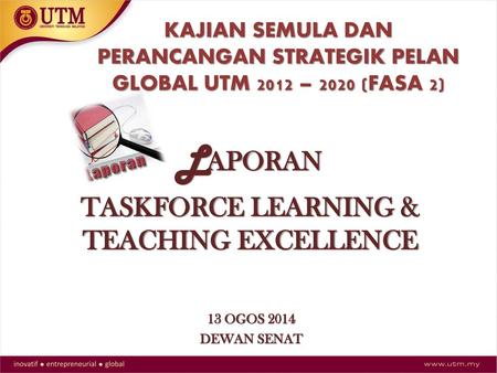 TASKFORCE LEARNING & TEACHING EXCELLENCE