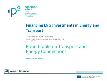 Financing LNG Investments in Energy and Transport