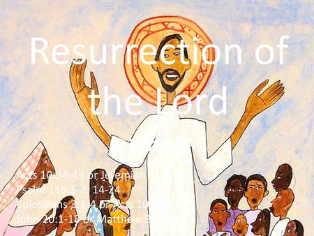 Resurrection of the Lord