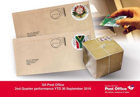 SA Post Office 2nd Quarter performance YTD 30 September 2016