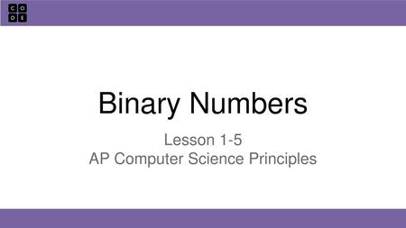 Lesson 1-5 AP Computer Science Principles