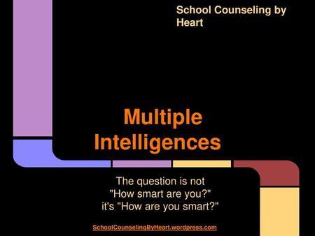 Multiple Intelligences