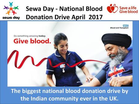 Sewa Day - National Blood Donation Drive April 2017