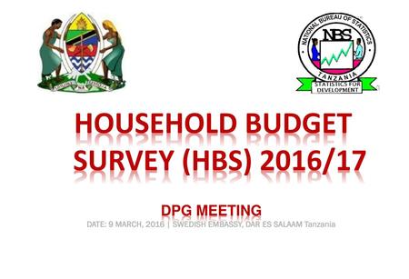 HOUSEHOLD BUDGET SURVEY (HBS) 2016/17