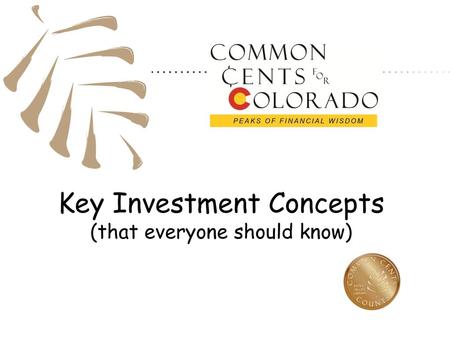 Key Investment Concepts