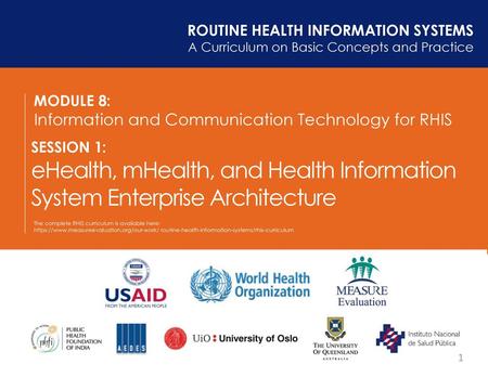 ROUTINE HEALTH INFORMATION SYSTEMS