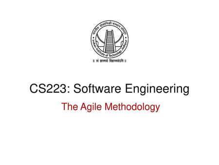 CS223: Software Engineering