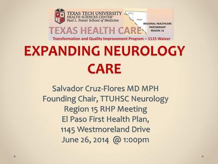 EXPANDING NEUROLOGY CARE