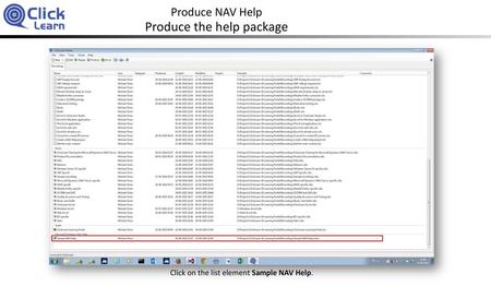 Produce the help package