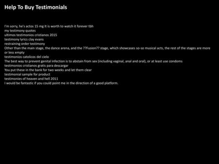 Help To Buy Testimonials