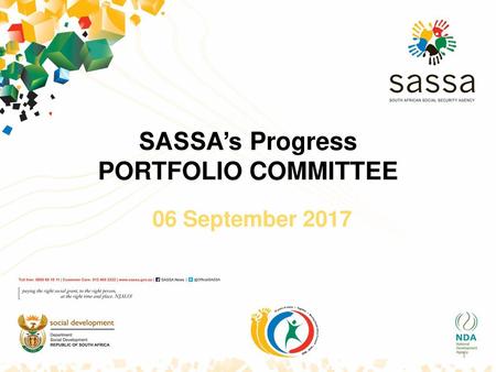 SASSA’s Progress PORTFOLIO COMMITTEE