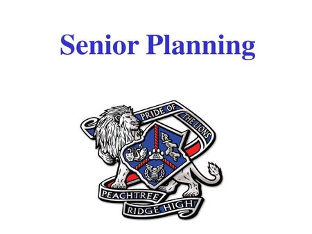 Senior Planning.