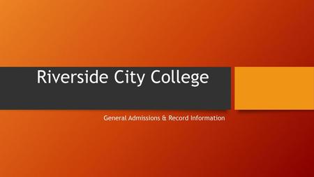 Riverside City College