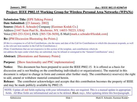 January, 2002 doc.: IEEE /xxxr0 January, 2002