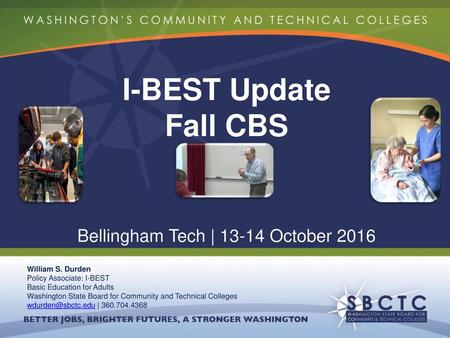 Bellingham Tech | October 2016