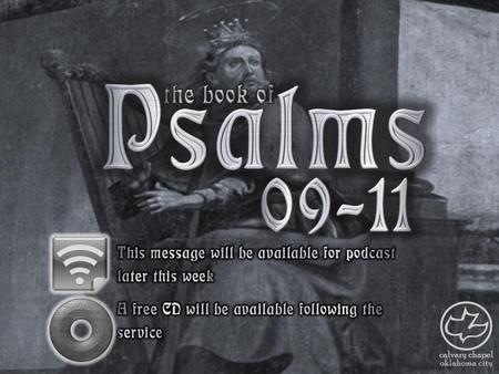 Psalms the book of 09-11.