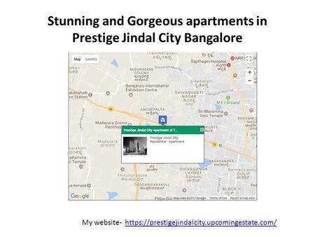 Stunning and Gorgeous apartments in Prestige Jindal City Bangalore My website- https://prestigejindalcity.upcomingestate.com/https://prestigejindalcity.upcomingestate.com/