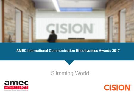 AMEC International Communication Effectiveness Awards 2017