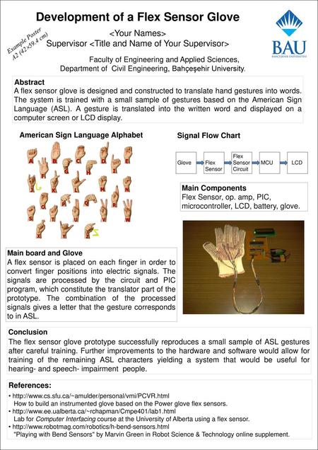 Development of a Flex Sensor Glove