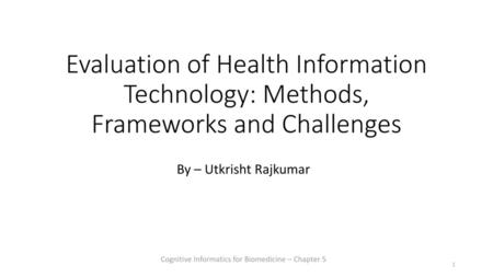 Cognitive Informatics for Biomedicine – Chapter 5