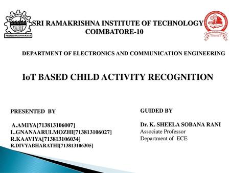 DEPARTMENT OF ELECTRONICS AND COMMUNICATION ENGINEERING