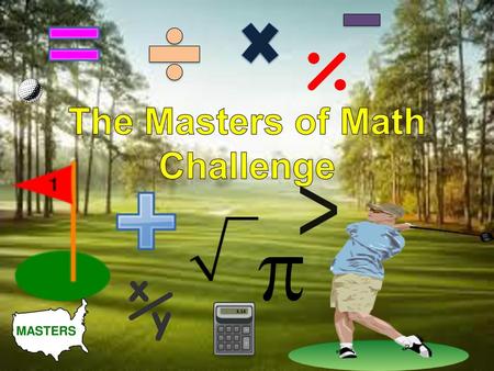 The Masters of Math Challenge