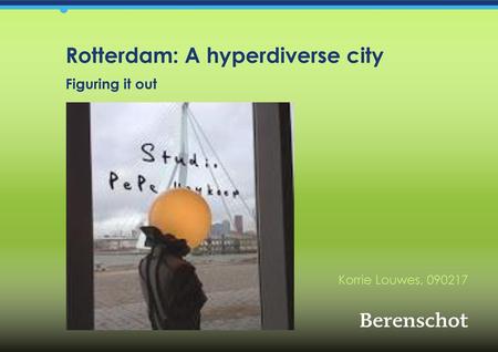 Rotterdam: A hyperdiverse city