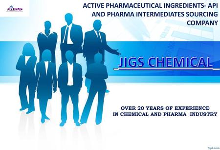 OVER 20 YEARS OF EXPERIENCE IN CHEMICAL AND PHARMA INDUSTRY