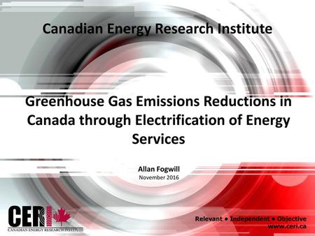 Canadian Energy Research Institute