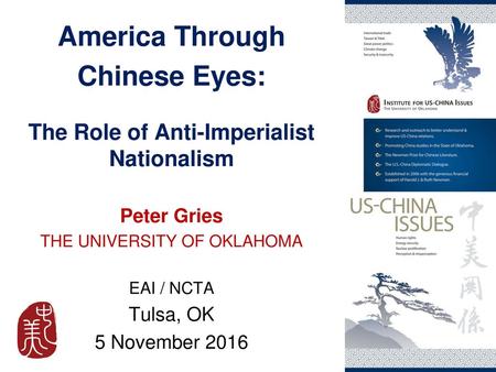 Chinese Eyes: The Role of Anti-Imperialist Nationalism