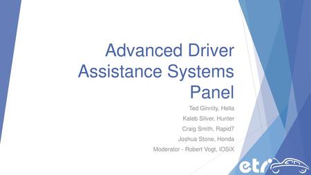 Advanced Driver Assistance Systems Panel